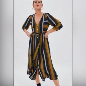 Zara striped dress